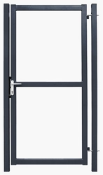 Калитка Colority цинк с замком 1,8х1 RAL 7024 GL 381156