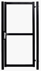 Калитка Colority цинк с замком 1,8х1 RAL 9005 GL 575281
