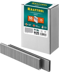 KRAFTOOL  тип 18GA (55/90/C) 25 мм, 5000 шт, скобы для степлера (31789-25) 31789-25