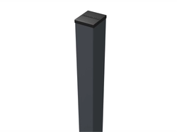 Столб 62х55х1,4х2500 RAL 7024 5 отверстий (1,53/1,73/2,03) GL 401071