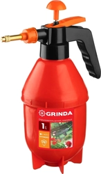 GRINDA  PS-1E, объем 1 л, ручной, с удлинённым соплом, колба из полиэтилена, помповый опрыскиватель (40366) 40366_z02