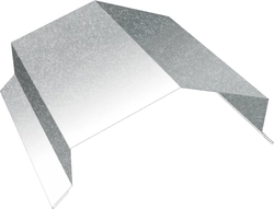Парапетная крышка угольная 150мм Grand Line 0,5 Zn (2м) GL 645748