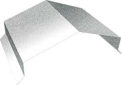 Парапетная крышка угольная 200мм Grand Line 0,45 Zn (2м) GL 646209
