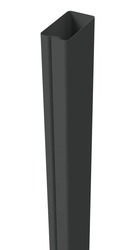 Труба 40х20х1,0х2500 RAL 7016 муар GL 584139