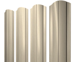 Штакетник Круглый фигурный Grand Line 0,45 Принт Элит Молочное дерево TwinColor GL 273546