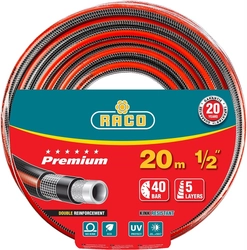 RACO  PREMIUM, 1/2″, 20 м, 40 атм, пятислойный, усиленный двумя слоями армирования, поливочный шланг (40300-1/2-20) 40300-1/2-20_z01