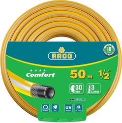 RACO  COMFORT, 1/2″, 50 м, 30 атм, трёхслойный, армированный, поливочный шланг (40303-1/2-50) 40303-1/2-50_z01