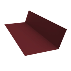 Планка примыкания 150х250 Grand Line 0,4 ПЭ с пленкой RAL 3005 красное вино (2м) GL 466586