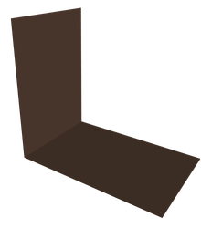 Планка снегозадержания усиливающая Grand Line 0,45 Drap СТ RAL 8017 шоколад (3м) GL 496701