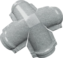 Четверник конька полукруглого Grand Line 0,45 Zn GL 434021