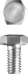 ЗУБР ГОСТ 7798-70, кл. пр. 5.8, M20 х 40 мм, цинк, 5 кг, болт (303080-20-040) zb  303080-20-040