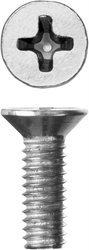 ЗУБР DIN 965, кл. пр. 4.8, M4 х 12 мм, цинк, 5 кг, винт с потайной головкой (303110-04-012) zb  303110-04-012