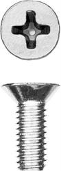 ЗУБР DIN 965, кл. пр. 4.8, M6 х 16 мм, цинк, 9 шт, винт с потайной головкой (303116-06-016) zb  303116-06-016
