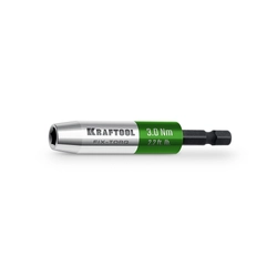 KRAFTOOL FIX-TORQ 3.0 Нм динамометрический адаптер для бит (64035-3.0) zb  64035-3.0