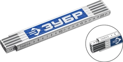 ЗУБР 2 м, усиленный складной метр, Профессионал (3424-2) zb  3424-2_z02