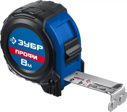 ЗУБР Нейлон, 8 м х 25 мм, рулетка, Профессионал (34056-08-25) zb  34056-08-25_z02