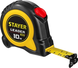 STAYER Leader, 10 м х 25 мм, рулетка с автостопом, Professional (3402-10-25) zb  548893