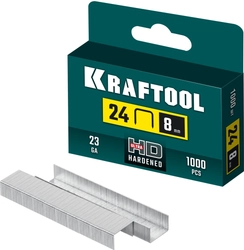 KRAFTOOL скобы тип 24, 8 мм, калибр 23GA. 1000 шт (31724-08) zb  31724-08