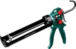 KRAFTOOL EXPERT 4-in-1 310 мл, антикапельная система, регулировка силы давления, усиленный скелетный поворотный пистолет для герметика (06675) zb  6675