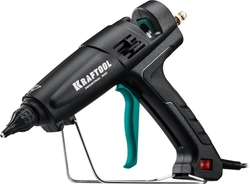 KRAFTOOL Industrial 300, d 11 - 12 мм, 45 г/мин, электрический термоклеевой пистолет (06842) zb  6842