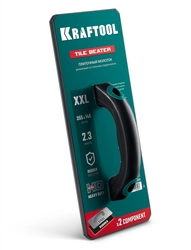 KRAFTOOL TILE BEATER, 355х146 мм, плиточный молоток (прижим) обрезиненный со стальным сердечником (33261) zb  33261