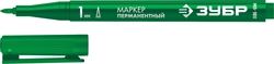 ЗУБР МП-100 зеленый, 1 мм перманентный маркер (06320-4) zb  06320-4