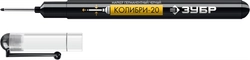 ЗУБР Колибри-20 черный, наконечник L 20 мм, ᴓ 2 мм, перманентный маркер для отверстий (06328-2) zb  06328-2_z01