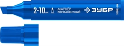 ЗУБР МП-1000К синий, 2-10 мм, клиновидный перманентный маркер (06333-7) zb  06333-7