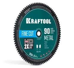 KRAFTOOL Metal Cut 355 х 25.4 мм, 90Т, диск пильный по металлу и стали (36954-355-25.4-90) zb  36954-355-25.4-90