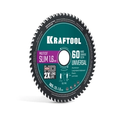 KRAFTOOL Slim multi cut 165 х 20 x 1.6 мм, 60Т, диск пильный по дереву (36957-165-20-60) zb  36957-165-20-60