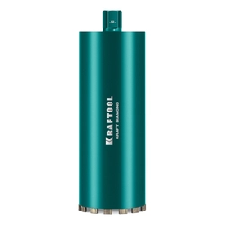 KRAFTOOL DIAMOND 162 мм (450 мм, 1 1/4″, лазерная сварка, сухое сверление с микроударом), алмазная коронка по железобетону (29825-162) zb  29825-162