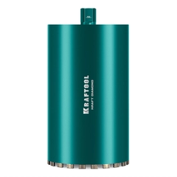 KRAFTOOL DIAMOND 250 мм (450 мм, 1 1/4″, лазерная сварка, сухое сверление с микроударом), алмазная коронка по железобетону (29825-250) zb  29825-250
