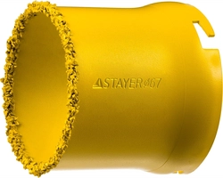 STAYER 67 мм, L 55 мм, карбид вольфрама, кольцевая коронка, Professional (33345-67) zb  33345-67