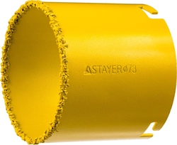 STAYER 73 мм, L 55 мм, карбид вольфрама, кольцевая коронка, Professional (33345-73) zb  33345-73