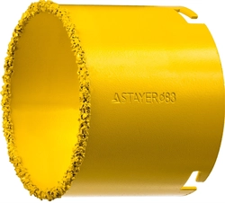 STAYER 83 мм, L 55 мм, карбид вольфрама, кольцевая коронка, Professional (33345-83) zb  33345-83