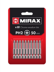 MIRAX PH2, 50 мм, 10 шт, биты (26271-2-50-10) zb  26271-2-50-10