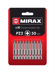 MIRAX PZ2, 50 мм, 10 шт, биты (26273-2-50-10) zb  26273-2-50-10