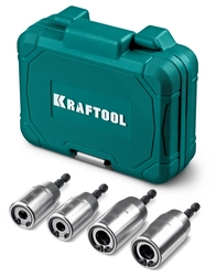 KRAFTOOL STUD DRIVER, 4 шт, М6, М8, М10, М12, набор ударных шпильковертов (26199) zb  26199