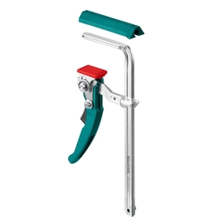 KRAFTOOL KRAFTFLEX, KLT-160, 160/60 мм, универсальная, цельнокованая, рычажная, быстрозажимная, в T-track струбцина (32331-160) zb  32331-160