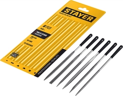 STAYER 140 мм, 6 предм., набор надфилей (1603-10-H6) zb  1603-10-h6_z02