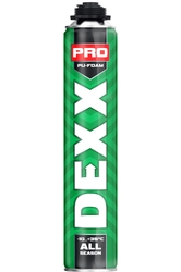 DEXX PRO, 750 мл, пистолетная, всесезонная, выход до 30 л, монтажная пена (41126) zb  41126_m