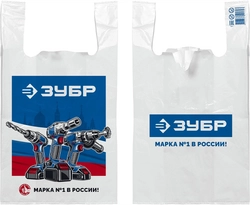 Пакет майка ЗУБР усиленный 40 х 65 х 20 см, 35 мкм zb  90215