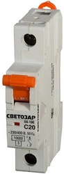 СВЕТОЗАР ВА-100, 1P, 10А, C, 10кА, автоматический выключатель (SV-49071-10-C) zb  sv-49071-10-c