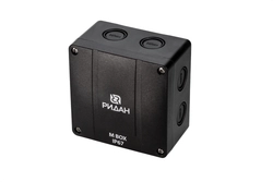 21RT0929R — Коробка распределительная Ridan M BOX (короб), 110х110х67 мм, IP66/IP67, черная 21rt0929r