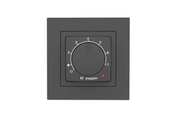 21RT0102R — Ридан Twist (Твист) терморегулятор черный IP 21, размеры 84 x 84 x 53 мм, диапазон регулирования температуры 5...42 °С 21rt0102r