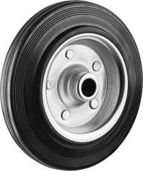 ЗУБР  d 200 мм, г/п 185 кг, игольчатый подшипник, резина/металл, колесо, Профессионал (30936-200) 30936-200