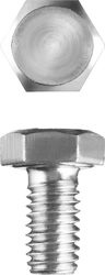 ЗУБР  ГОСТ 7798-70, кл. пр. 5.8, M6 х 10 мм, цинк, 5 кг, болт (303080-06-010) 303080-06-010