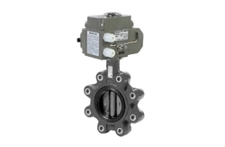 Ридан 082X4849R — Затвор дисковый ЗДМ с резьбовыми проушинами PN16, DN200, диск — нержавеющая сталь, с электроприводом 220В 082x4849r