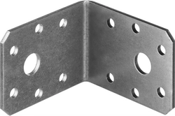 ЗУБР  УК-2.5, 45 x 60 x 60 x 2.5 мм, цинк, крепежный уголок (31012-60) 31012-60