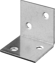 ЗУБР  УМШ-1.5, 25 x 25 x 25 x 1.5 мм, белый цинк, широкий мебельный уголок (31034-25) 31034-25